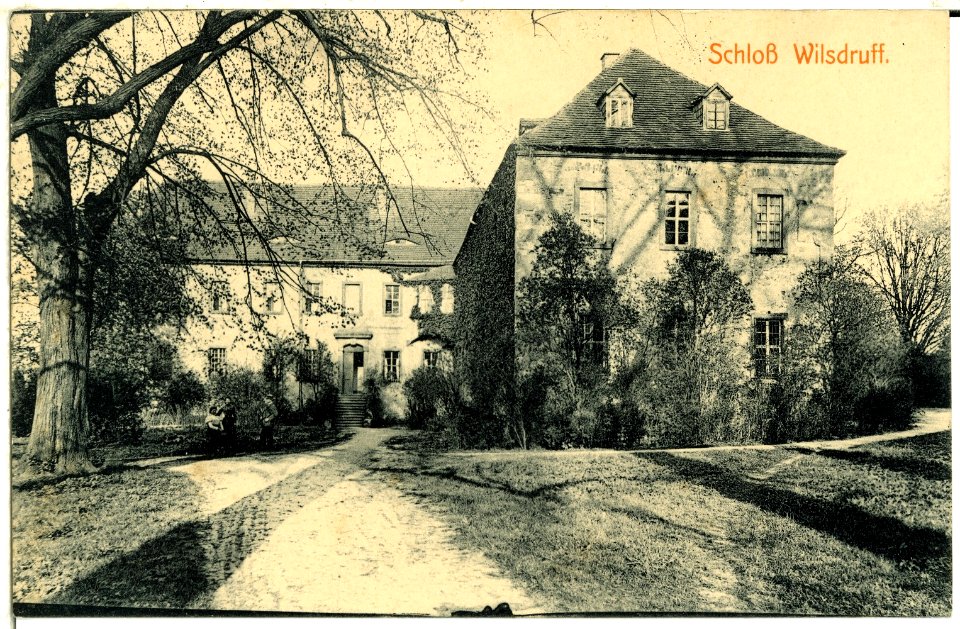 00998-Wilsdruff-1899-Schloß von Westen-Brück & Sohn Kunstverlag