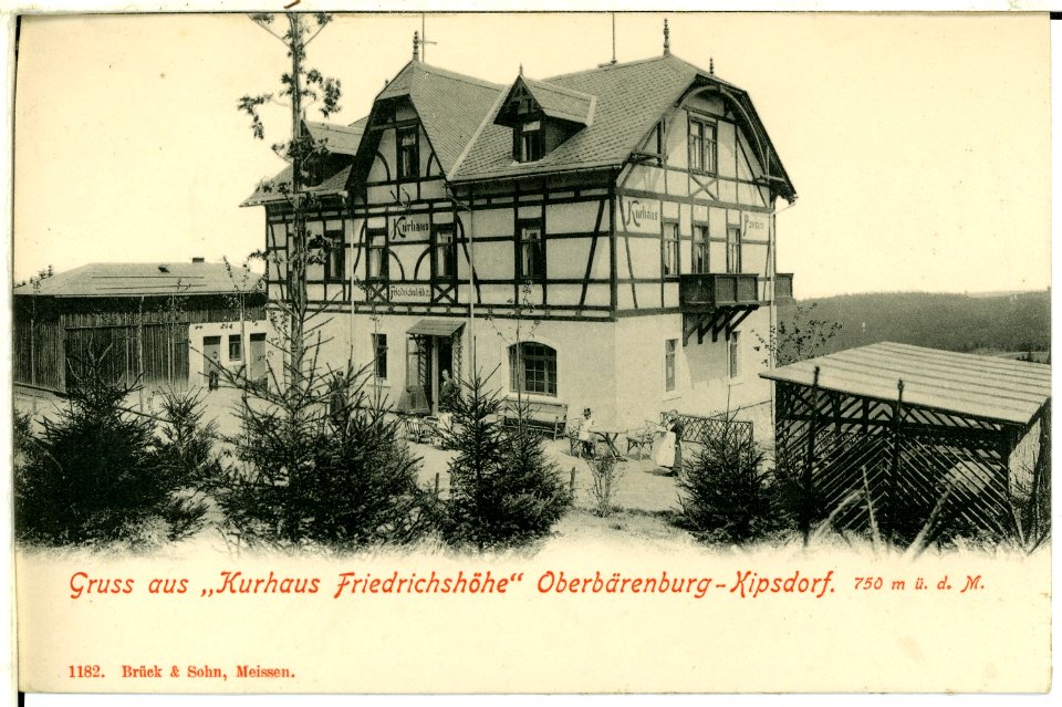 01182-Oberbärenburg-1899-Kurhaus Friedrichshöhe-Brück & Sohn Kunstverlag