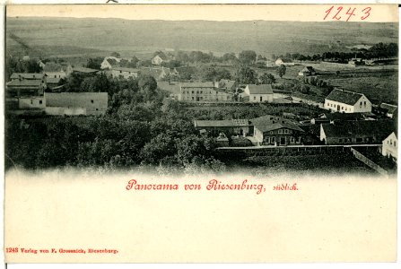 01243-Riesenburg-1899-Panorama von Riesenburg, südlich-Brück & Sohn Kunstverlag