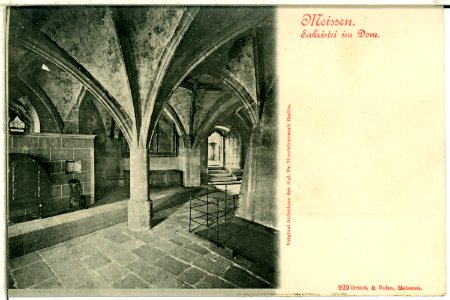 00920-Meißen-1899-Sakristei im Dom-Brück & Sohn Kunstverlag