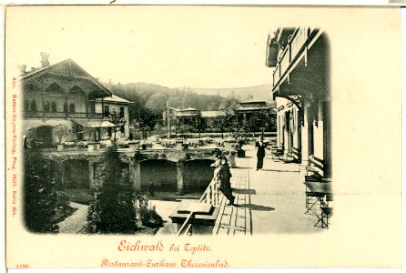 01120-Eichwald-1899-Restaurant - Kurhaus Theresienbad-Brück & Sohn Kunstverlag