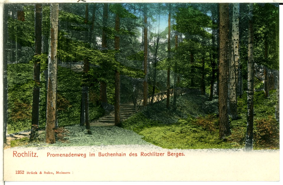 01252-Rochlitz-1899-Promenadenweg im Buchenhain-Brück & Sohn Kunstverlag