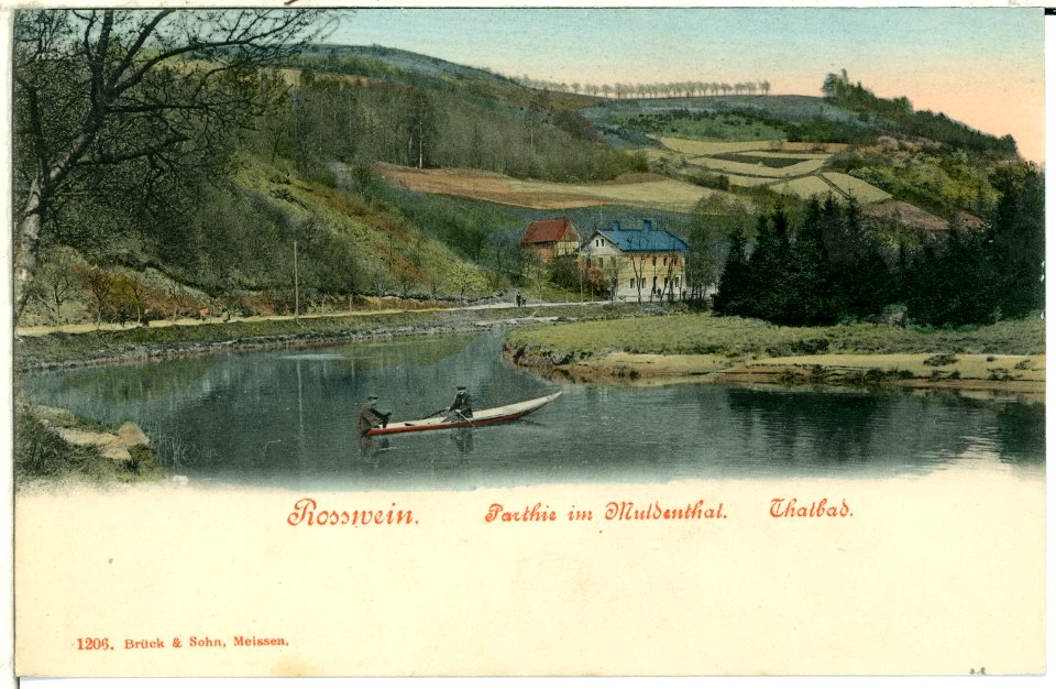 01206-Roßwein-1899-Partie im Muldental, Talbad-Brück & Sohn Kunstverlag