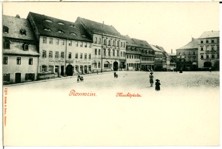 01208-Roßwein-1899-Marktplatz-Brück & Sohn Kunstverlag