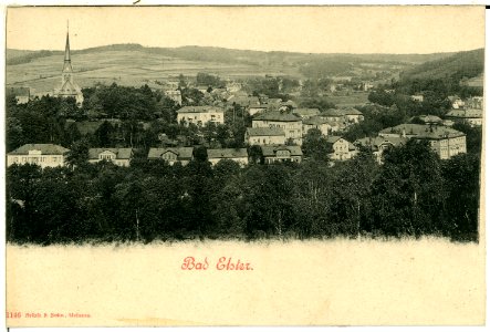01146-Bad Elster-1899-Blick auf Bad Elster-Brück & Sohn Kunstverlag