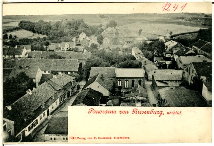 01241-Riesenburg-1899-Panorama von Riesenburg, nördlich-Brück & Sohn Kunstverlag