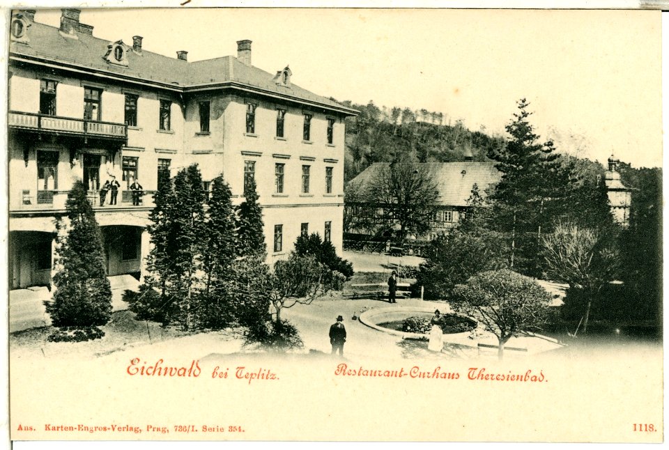 01118-Eichwald-1899-Restaurant - Kurhaus Theresienbad-Brück & Sohn Kunstverlag