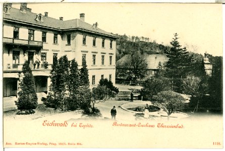 01118-Eichwald-1899-Restaurant - Kurhaus Theresienbad-Brück & Sohn Kunstverlag