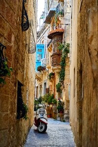 Architecture mediterranean alley photo