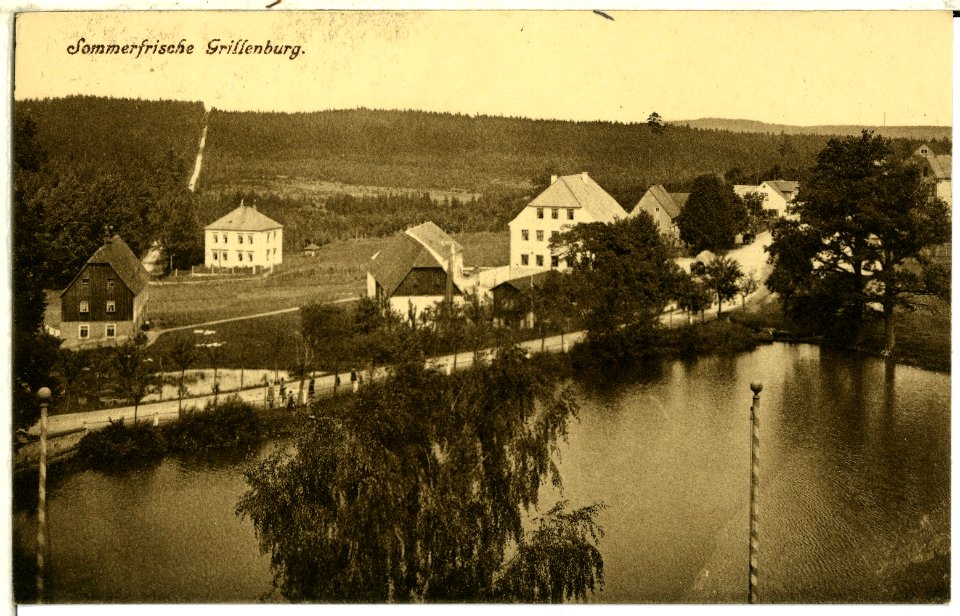 01227-Grillenburg-1899-Blick auf Grillenburg-Brück & Sohn Kunstverlag