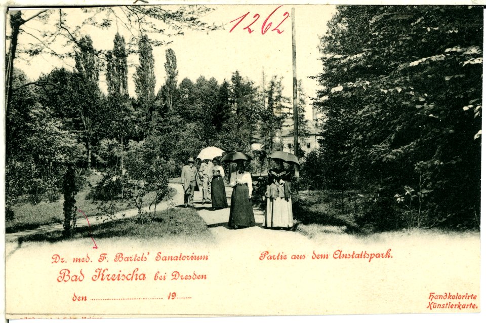 01262-Kreischa-1899-Anstaltspark-Brück & Sohn Kunstverlag
