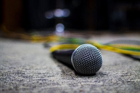 Audio gray music gray microphone