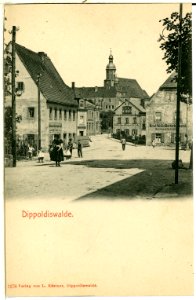 01178-Dippoldiswalde-1899-Straßenansicht-Brück & Sohn Kunstverlag