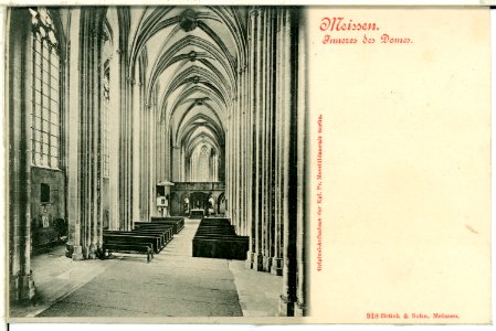 00918-Meißen-1899-Inneres des Domes-Brück & Sohn Kunstverlag