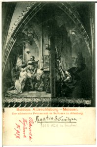 00989-Meißen-1899-Albrechtsburg, Der Sächsische Prinzenraub zu Altenburg-Brück & Sohn Kunstverlag
