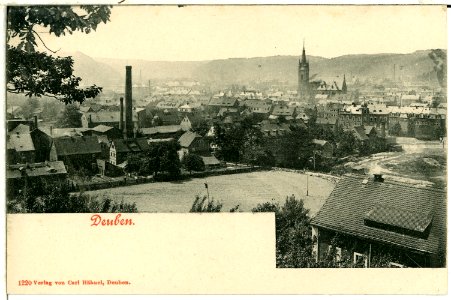 01220-Deuben-1899-Blick auf Deuben-Brück & Sohn Kunstverlag