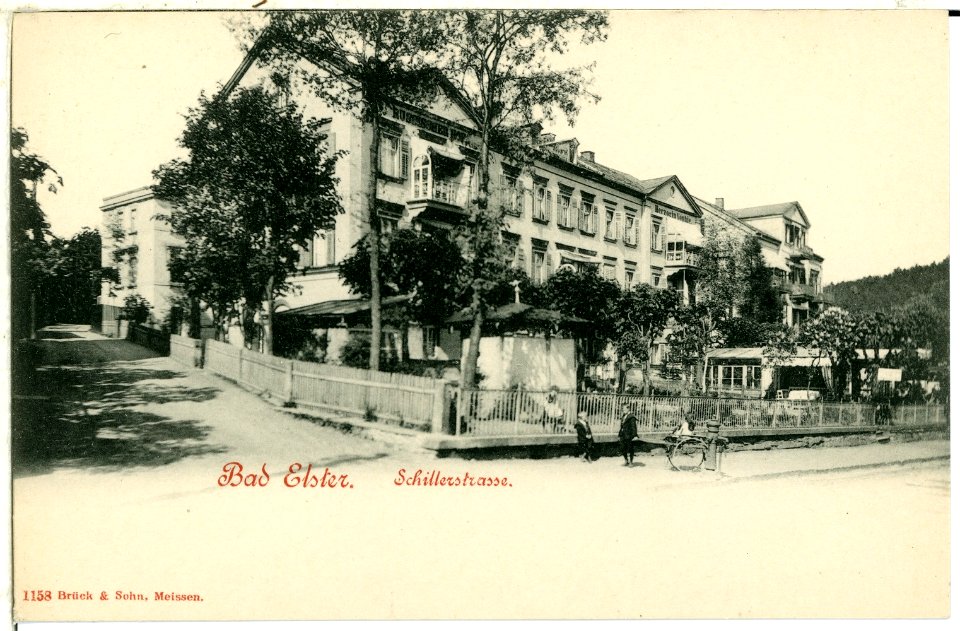 01158-Bad Elster-1899-Schillerstraße-Brück & Sohn Kunstverlag