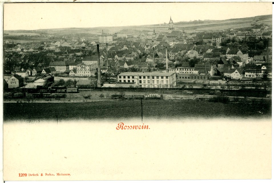 01200-Roßwein-1899-Blick auf Roßwein-Brück & Sohn Kunstverlag