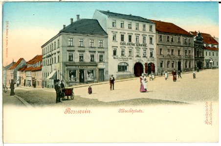 01204-Roßwein-1899-Marktplatz-Brück & Sohn Kunstverlag