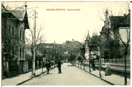 00983-Niederlößnitz-1899-Kaiserstraße-Brück & Sohn Kunstverlag