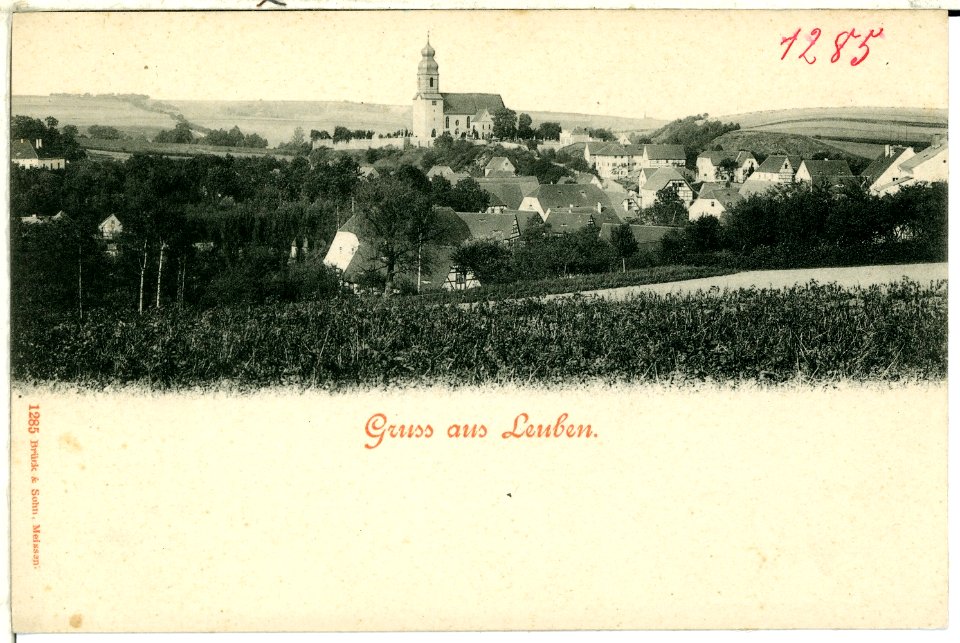 01285-Leuben-1899-Gesamtansicht-Brück & Sohn Kunstverlag