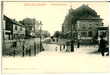 00984-Kötzschenbroda-1899-Bahnhofstraße-Brück & Sohn Kunstverlag