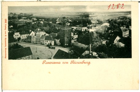 01282-Riesenburg-1899-Panorama von Riesenburg-Brück & Sohn Kunstverlag