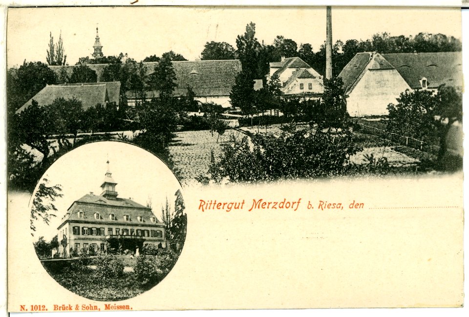 01012-Merzdorf-1899-Rittergut-Brück & Sohn Kunstverlag