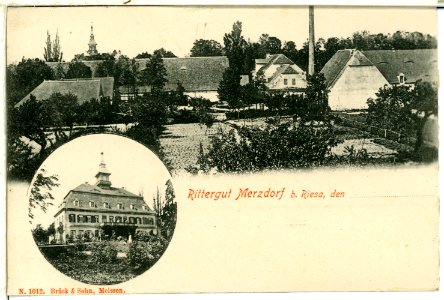 01012-Merzdorf-1899-Rittergut-Brück & Sohn Kunstverlag