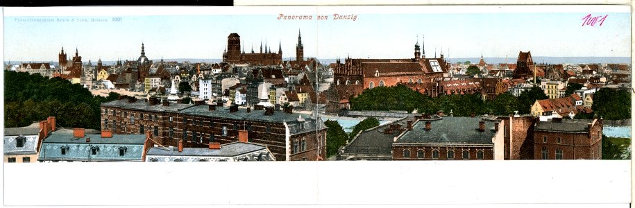 01001-Danzig-1899-Panorama (2-teilig)-Brück & Sohn Kunstverlag