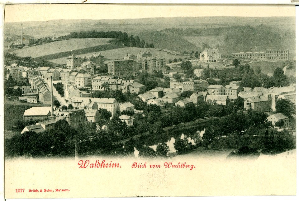 01017-Waldheim-1899-Blick vom Wachtberg in die Stadt-Brück & Sohn Kunstverlag