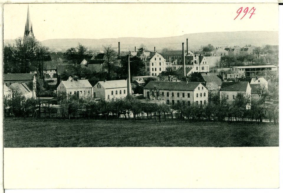 00997-Wilsdruff-1899-Blick auf die Stadt, Panorama-Brück & Sohn Kunstverlag