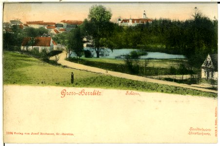 01194-Groß Herrlitz-1899-Schloß-Brück & Sohn Kunstverlag