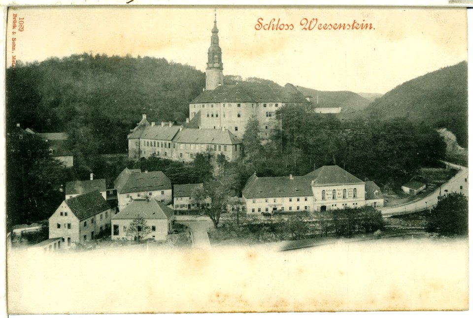 01089-Weesenstein-1899-Schloß-Brück & Sohn Kunstverlag