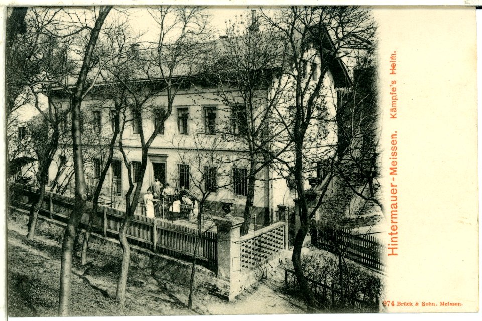 00974-Meißen-1899-Hintermauer, Kämpfes Heim-Brück & Sohn Kunstverlag