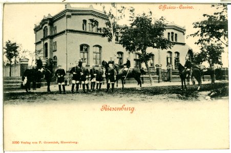 01090-Riesenburg-1899-Offizierskasino-Brück & Sohn Kunstverlag