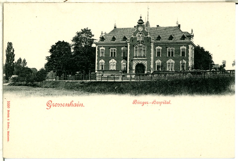 01050-Großenhain-1899-Bürgerhospital-Brück & Sohn Kunstverlag