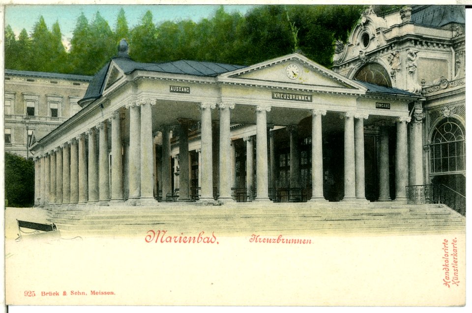 00925-Marienbad-1899-Kreuzbrunnen-Brück & Sohn Kunstverlag