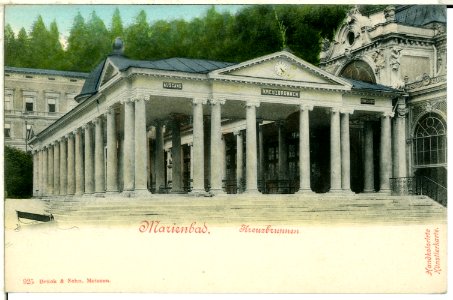 00925-Marienbad-1899-Kreuzbrunnen-Brück & Sohn Kunstverlag