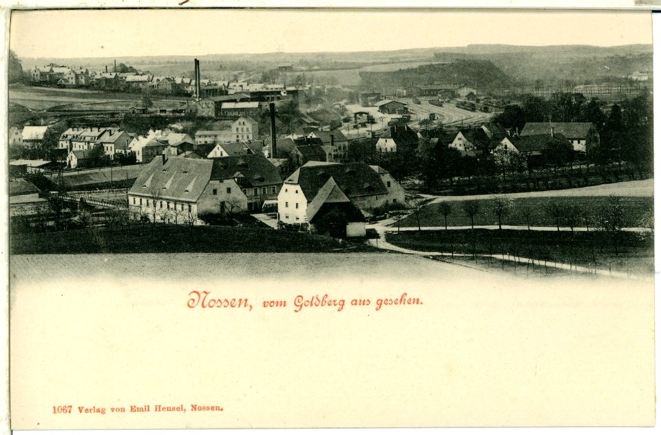 01067-Nossen-1899-Nossen vom Goldberg aus gesehen-Brück & Sohn Kunstverlag