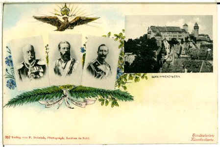 00957-Nuremberg Castle-1899, Kaiser-Brück & Sohn Kunstverlag