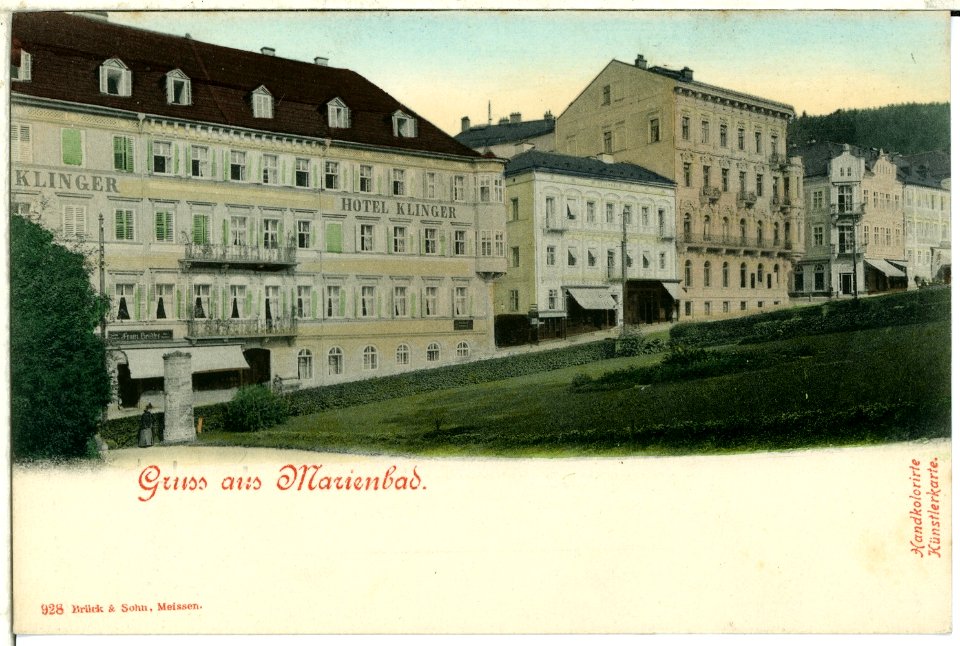 00928-Marienbad-1899-Hotel Klinger-Brück & Sohn Kunstverlag