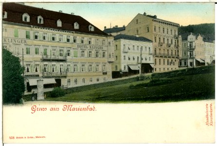 00928-Marienbad-1899-Hotel Klinger-Brück & Sohn Kunstverlag