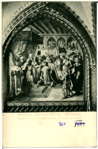 00967-Meißen-1899-Albrechtsburg, Belehnung der Prinzen Ernst und Albrecht-Brück & Sohn Kunstverlag