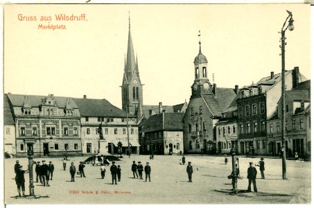 01060-Wilsdruff-1899-Marktplatz-Brück & Sohn Kunstverlag