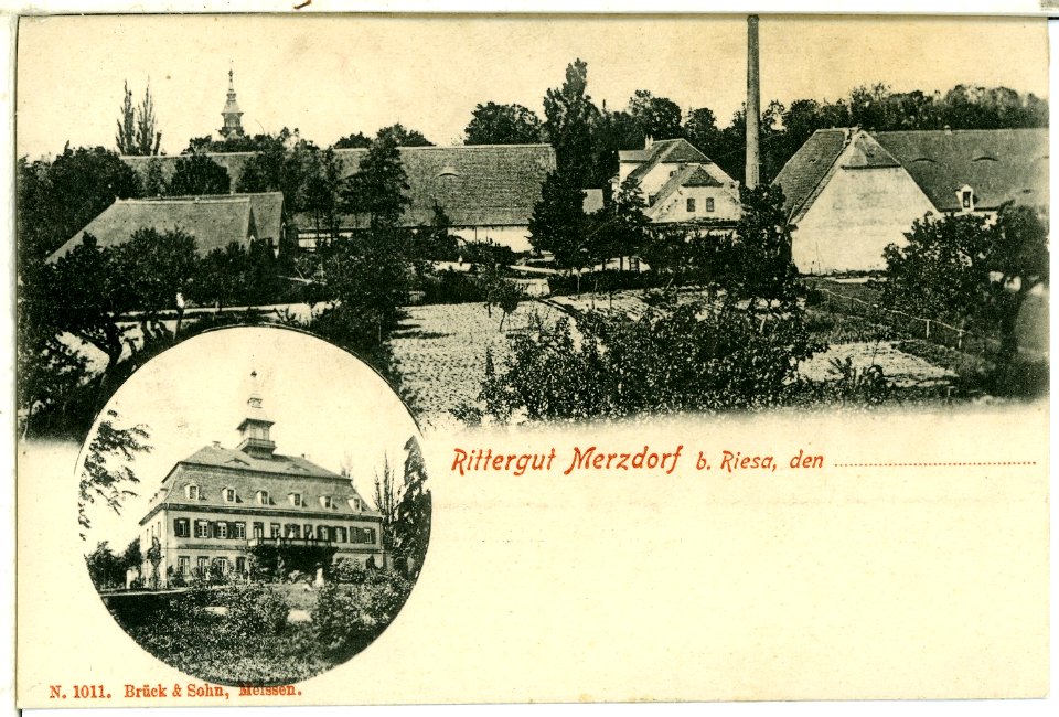 01011-Merzdorf-1899-Rittergut-Brück & Sohn Kunstverlag