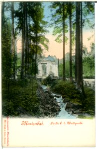 00931-Marienbad-1899-Waldquelle-Brück & Sohn Kunstverlag
