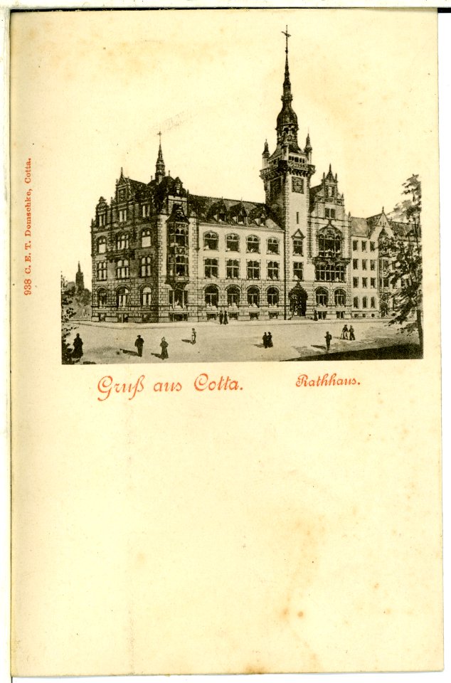 00938-Cotta-1899-Rathaus-Brück & Sohn Kunstverlag