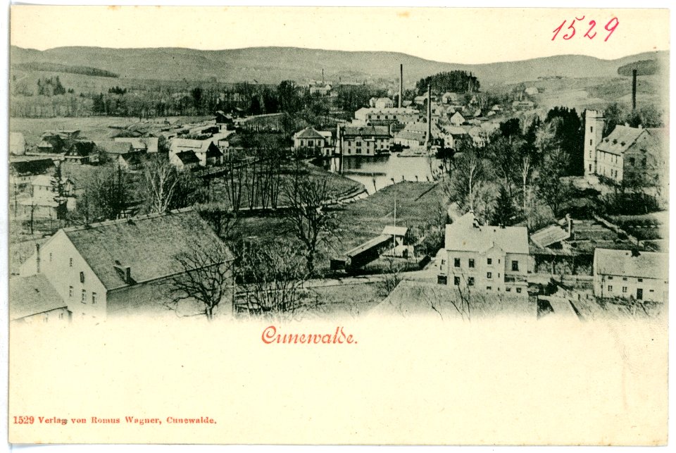 01529-Cunewalde-1901-Blick auf Cunewalde-Brück & Sohn Kunstverlag