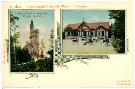 01725-Karlsbad-1901-Stephanie Warte, Cafe-Salon-Brück & Sohn Kunstverlag photo